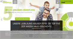 Desktop Screenshot of massa-haus.de